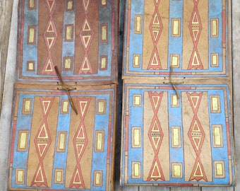 Pair old replica rawhide envelopes