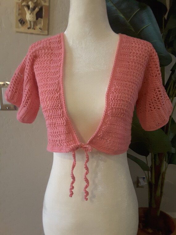 hot pink bolero jacket