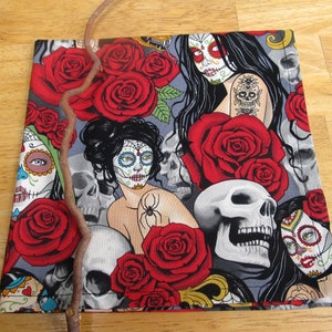 Halloween Cloth Napkins: Black Cats, Moon, Stars - Cotton Set