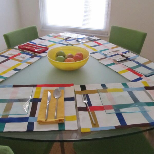 Modern Placemats Etsy