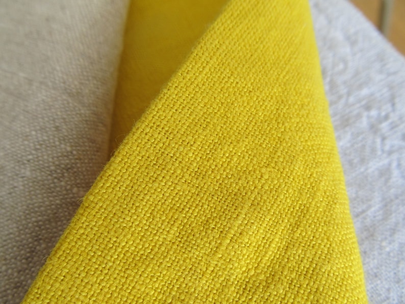 and blue two-sided placemat,20x13 reversible placemat washed linen placemats Reversible linen placemats yellow,gray