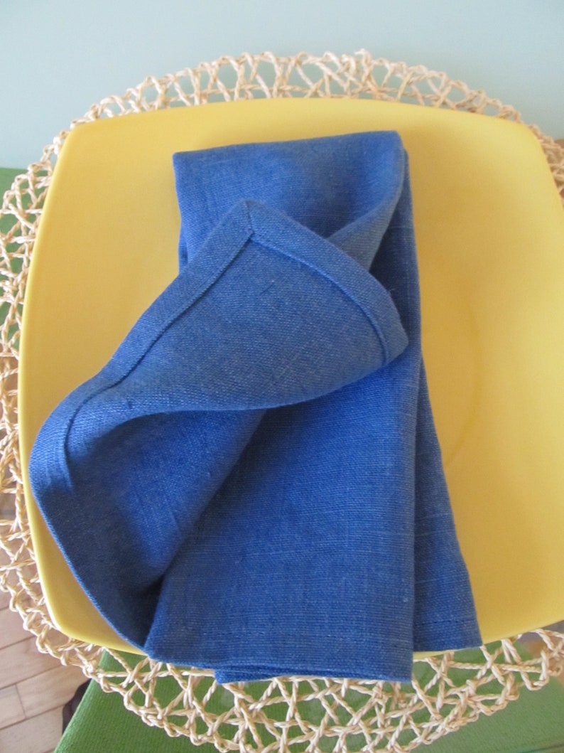 washed linen table napkins,modern and durable table napkins set of 6 linen dinner napkins linen table napkins blue linen cloth napkins
