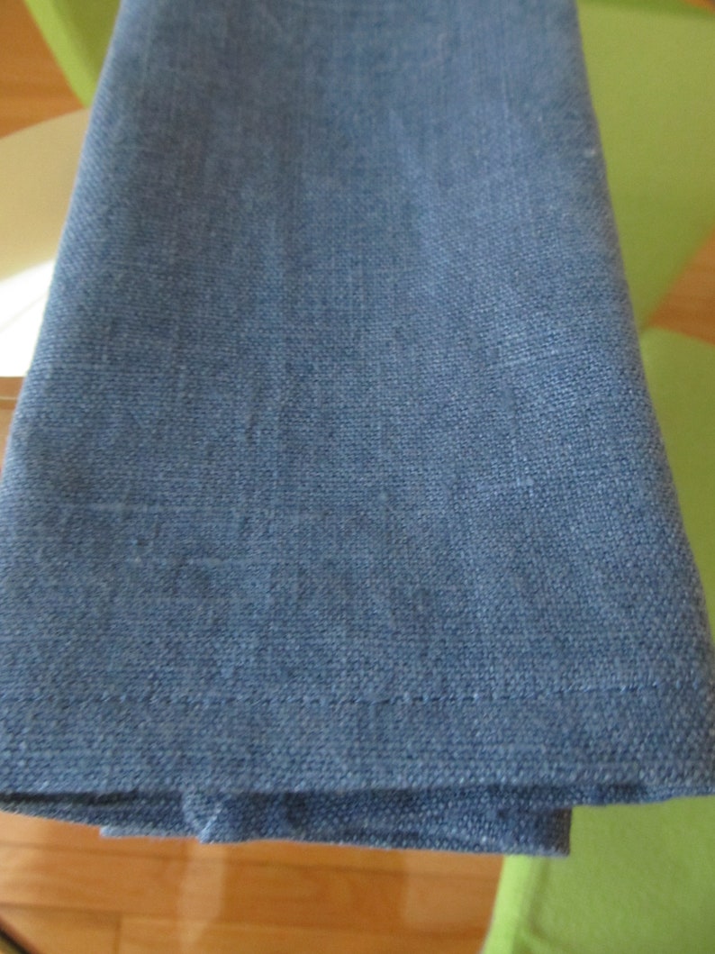 set of 6 linen dinner napkins blue linen cloth napkins washed linen table napkins,modern and durable table napkins linen table napkins