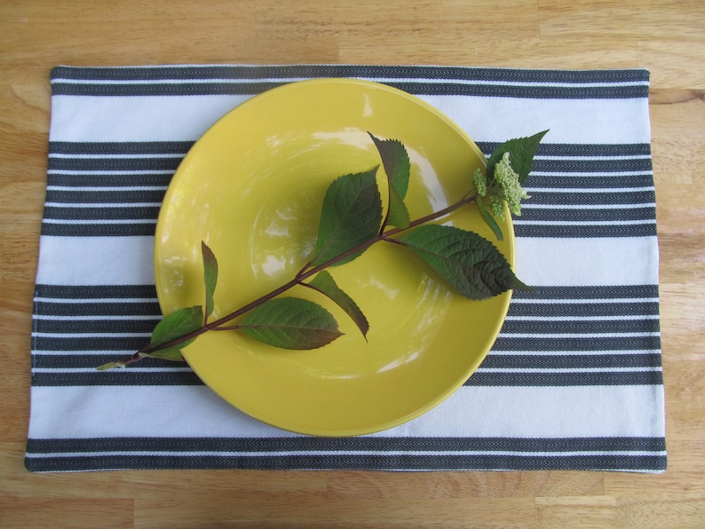 Reversible cotton placematsset of 4 modern placemats Etsy