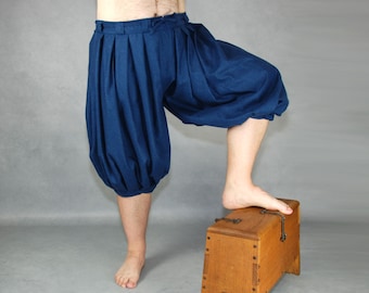 Viking trousers, Viking pants – blue wool