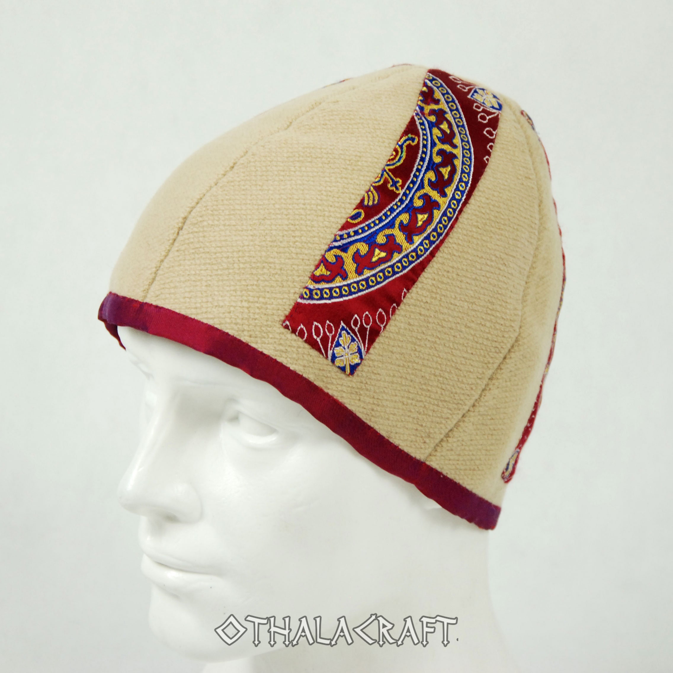 Viking Woolen Slavic Hat Medieval Larp 
