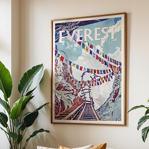 Expedition Everest Print, Disney Prints, Retro Disney Prints, Disney World Prints, Walt Disney World Prints, Disney Posters, Disney Pictures, Disney Retro Posters, Disney Parks