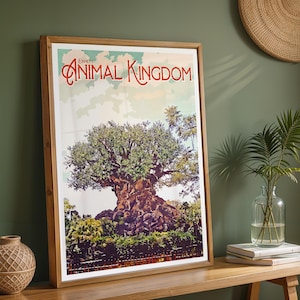 Retro Disney Prints, Walt Disney World Retro Prints, Retro Disney Posters, Four Parks Prints, Retro Disney World Prints, Set of Four Posters image 5