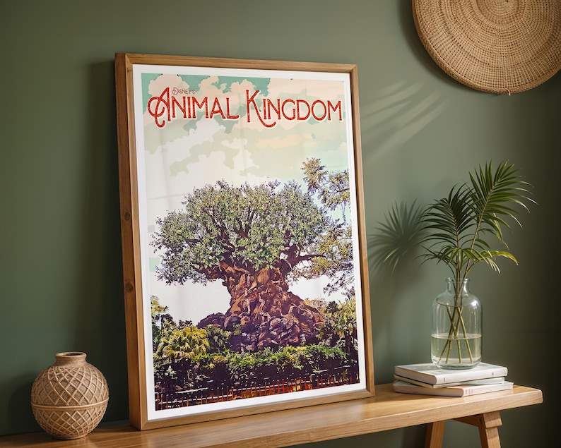 Retro Disney Prints, Walt Disney World Retro Prints, Retro Disney Posters, Four Parks Prints, Retro Disney World Prints, Set of Four Posters image 5