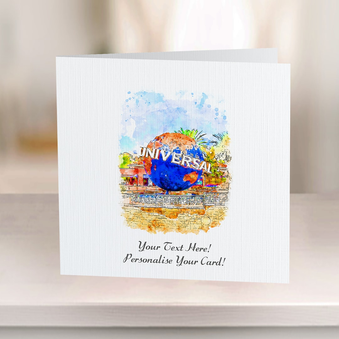 Personalised Universal Greetings Cards Etsy