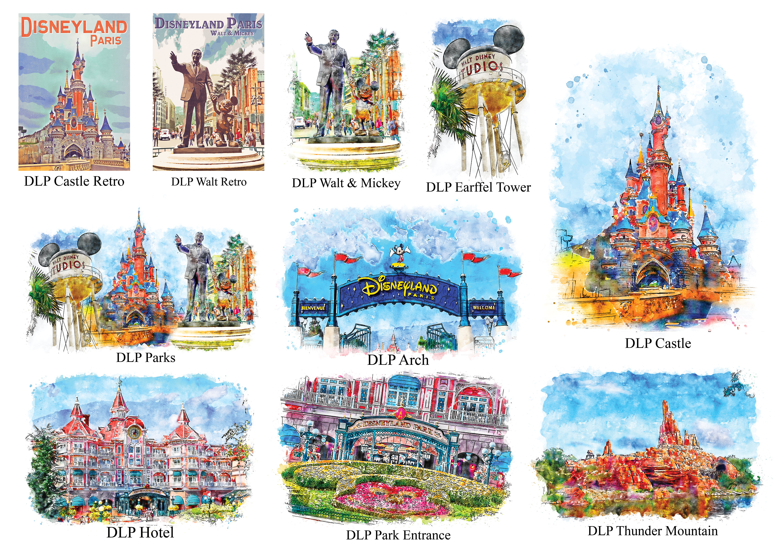 Libro/Libro de autógrafos 30 20a familia/años familia Disneyland París