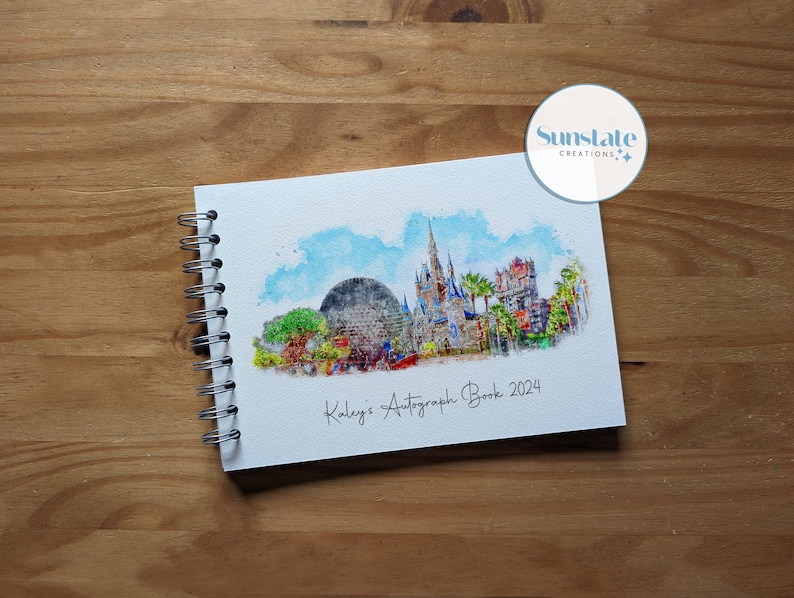 Disney Autograph Book, Walt Disney World Autograph Books, Disney Signature Books, Disney Scrapbooks, Disney Photobooks, Disney Parks, Disney Four Parks