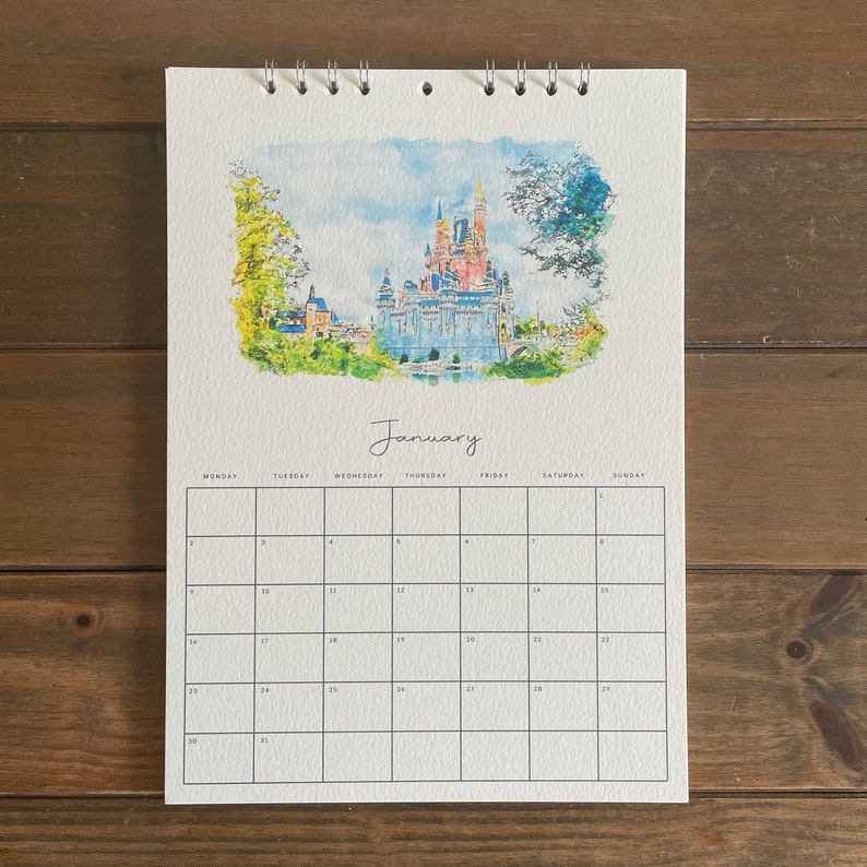 Disney Calendar Walt Disney World Calendar 2023 Disney - Etsy Canada