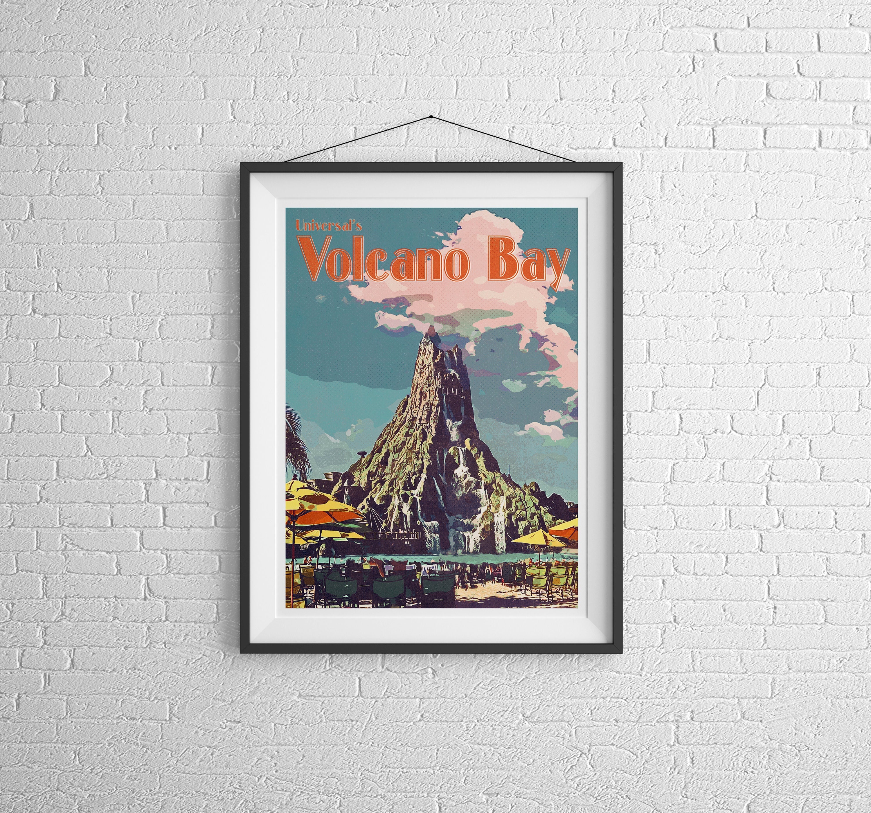 Volcano Bay Poster Print Universal Orlando - Etsy Kong