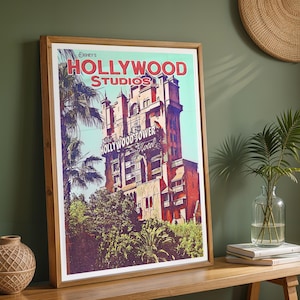 Retro Disney Prints, Walt Disney World Retro Prints, Retro Disney Posters, Four Parks Prints, Retro Disney World Prints, Set of Four Posters image 7