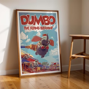 Dumbo Ride Poster - Etsy