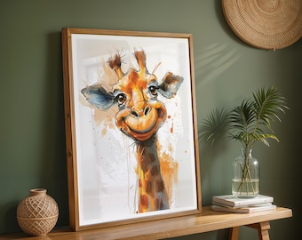 Nursery Prints, Animal Prints, Giraffe Print, Nursery Wall Art, Animal Nursery Posters, Animal Prints, Jungle Prints, Safari Prints