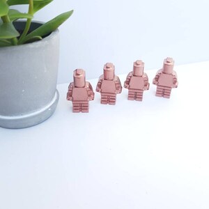 Copper Concrete Lego Man Large Mini figure Gift Build your family