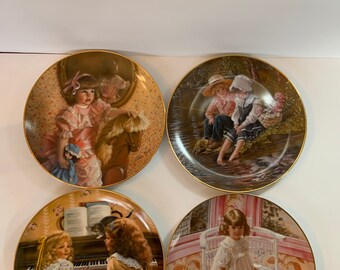 Reco International Plate Sandra Kuck Carousel of Dreams In Box 456A