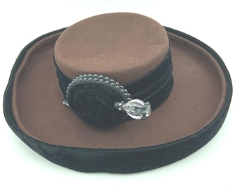 1970s-80s Deborah New York Wool Sequin Hat Vintage deborah new - Gem main image 2