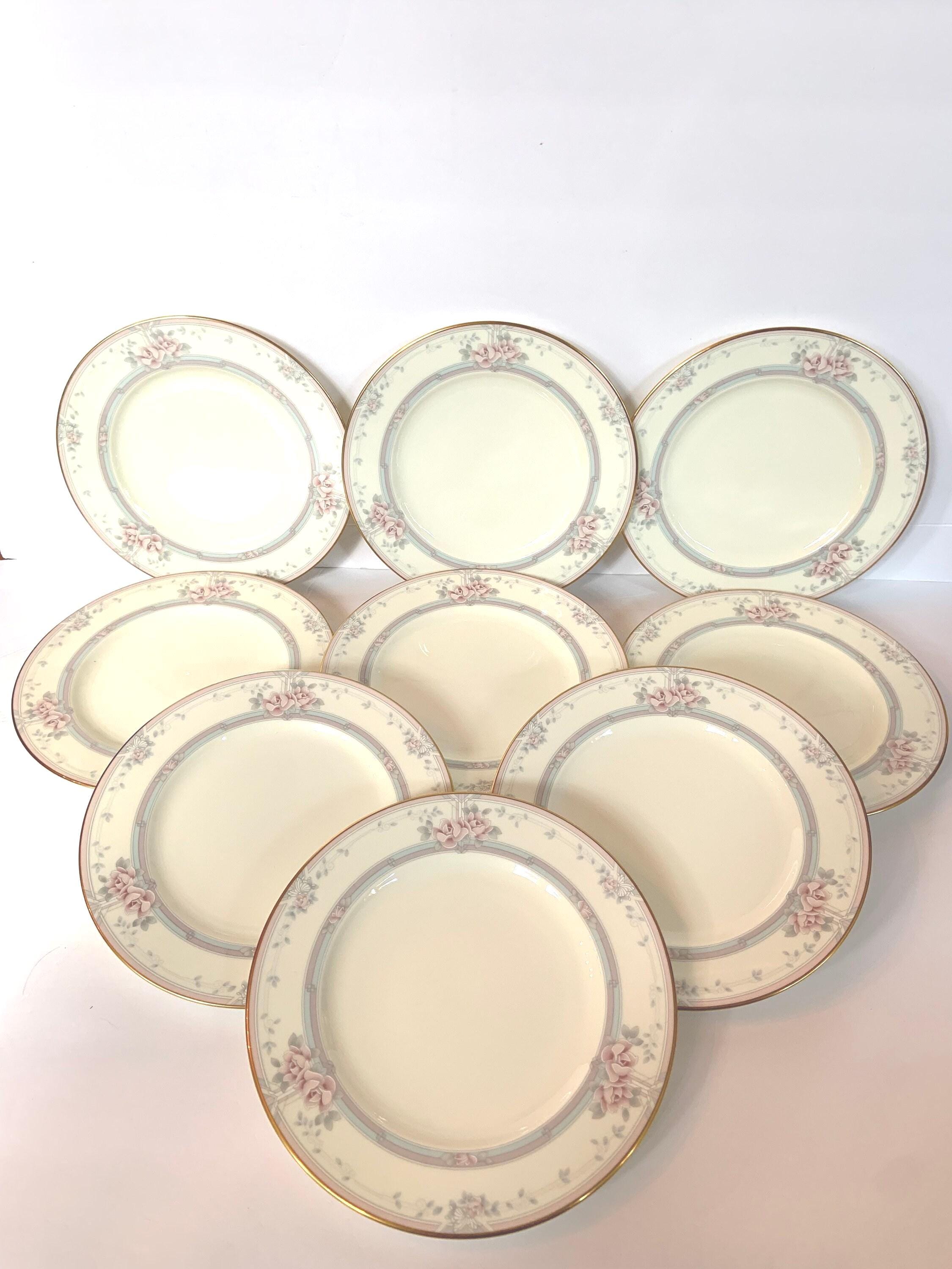 ヴィンテージ　プレート4枚セット Set of Nine Vintage Noritake Bone China Magnificence Pattern #9736