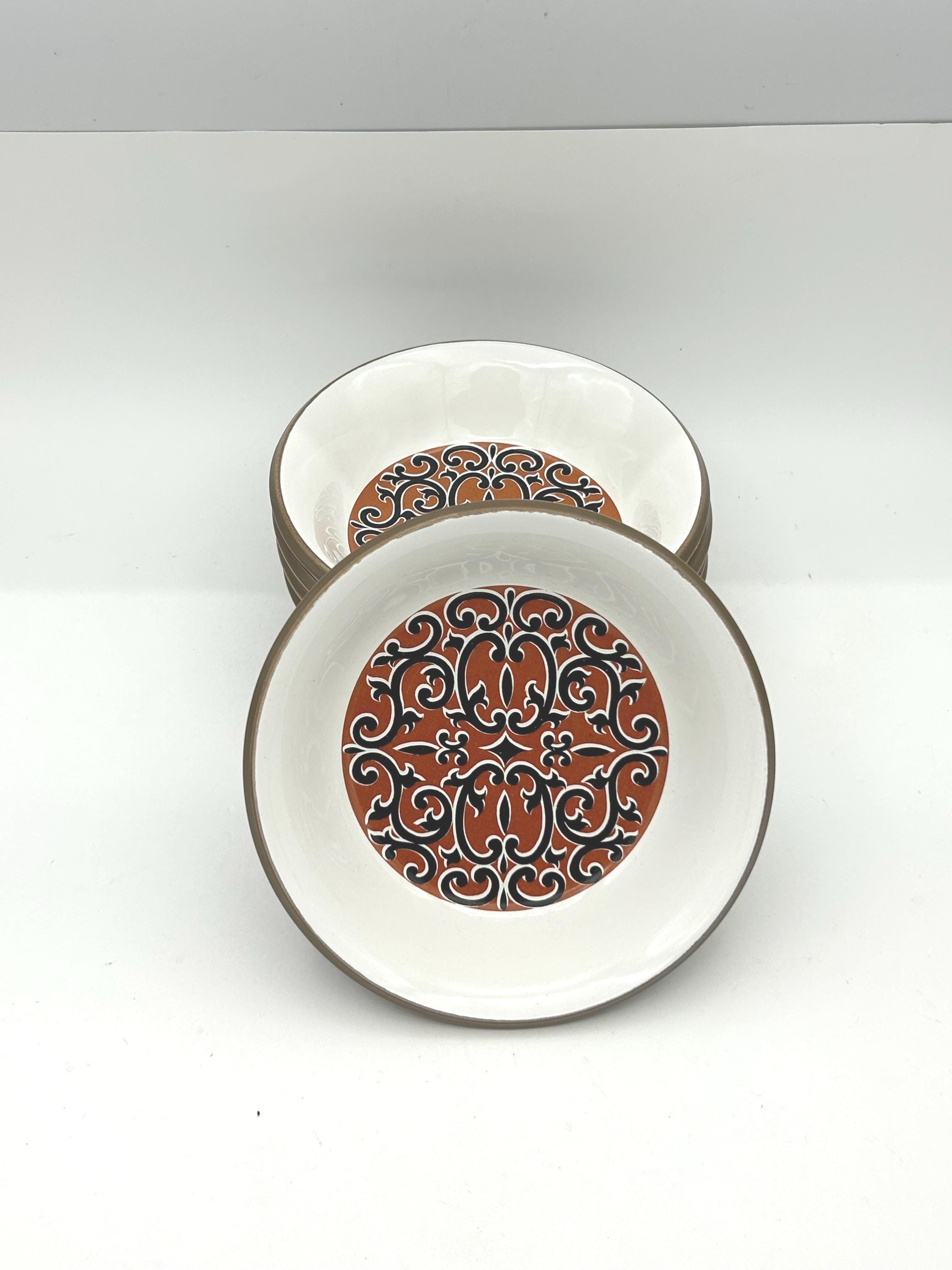 Set of 5 Vintage Mikasa Mexicana by Ben Seibel Cerro Cordo Pattern