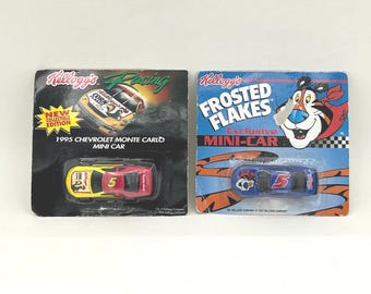 Vintage Toy Nascar Racing Car, Kellogg's Corn Flakes, Frosted