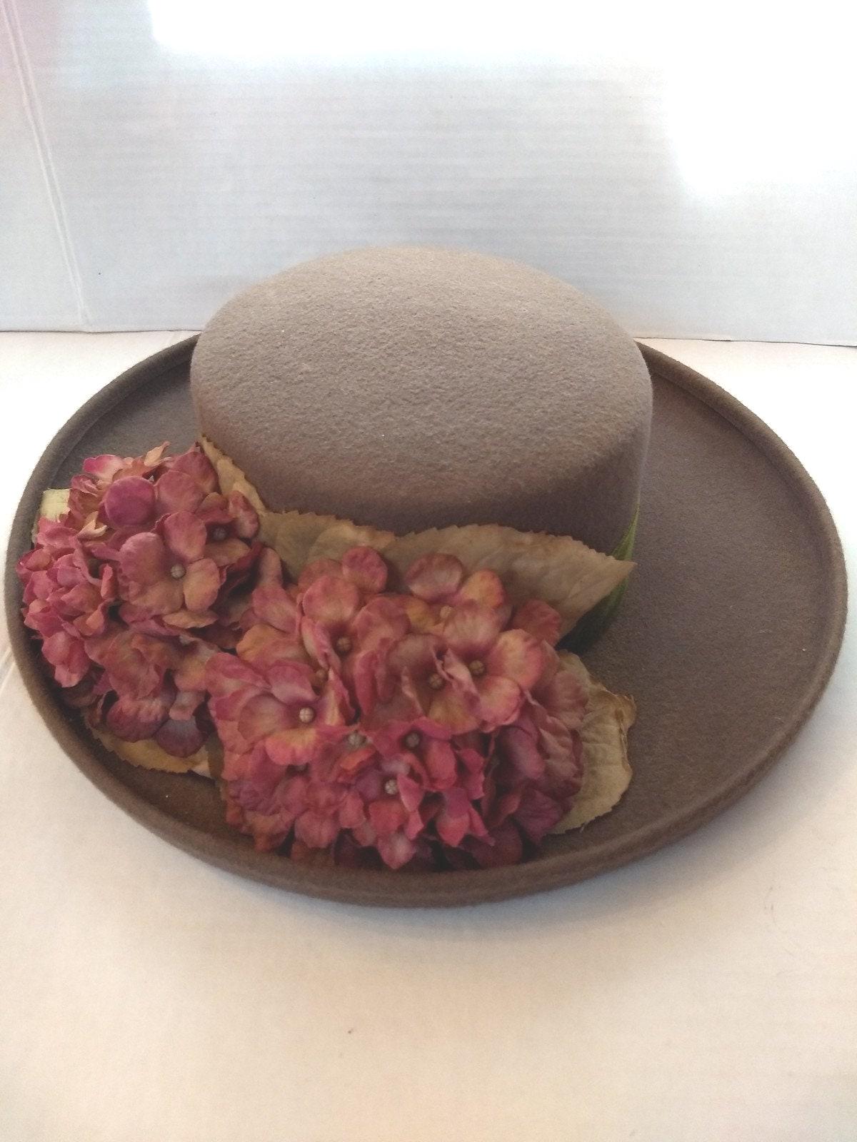 Vintage Toucan Collection Brown Velvet Hat Belted Southwest Gambler Hat - Made to Order – Village Hat Shop main image 3