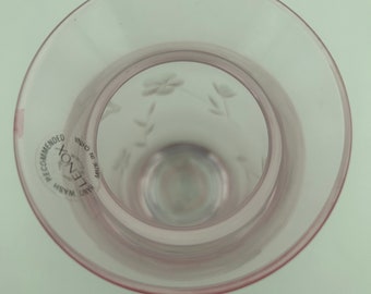 Lenox Crystal Pink Glassware Butterfly Meadow Etched And Cut