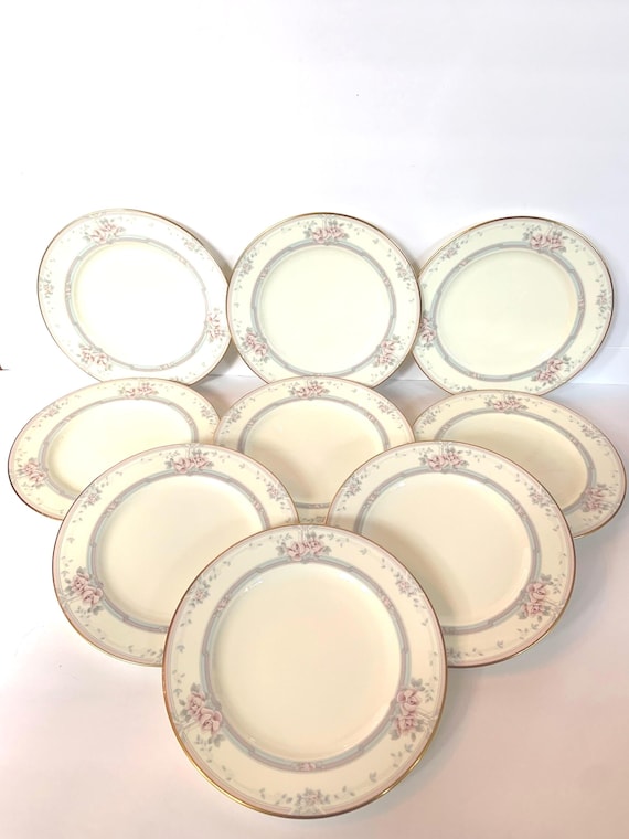 Set of Nine Vintage Noritake Bone China Magnificence Pattern #9736