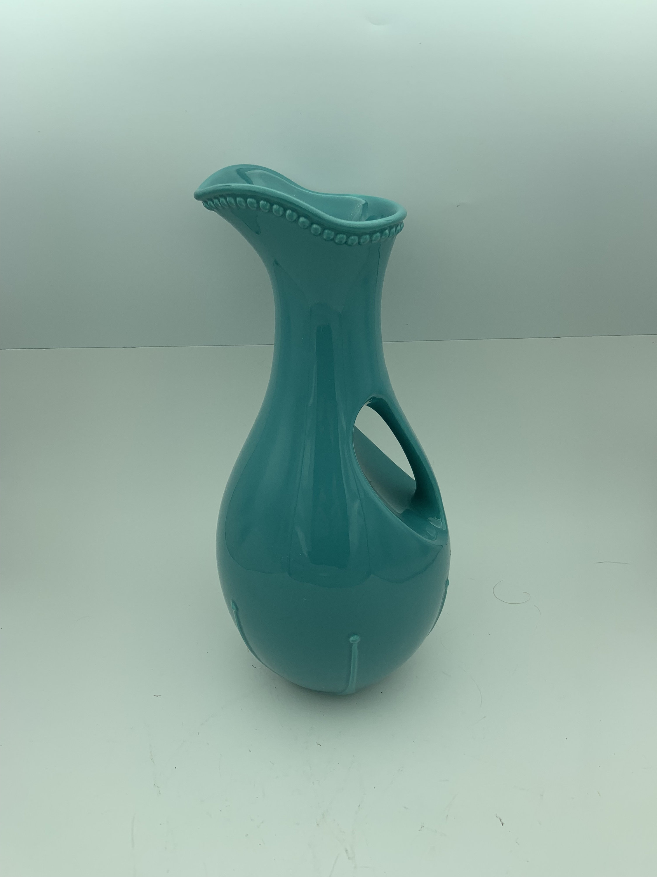 Elegant Water Pitcher Red Roses Pottery by Cheri Blum Elegant Water Pitcher Red Roses Pottery by Cheri Blum