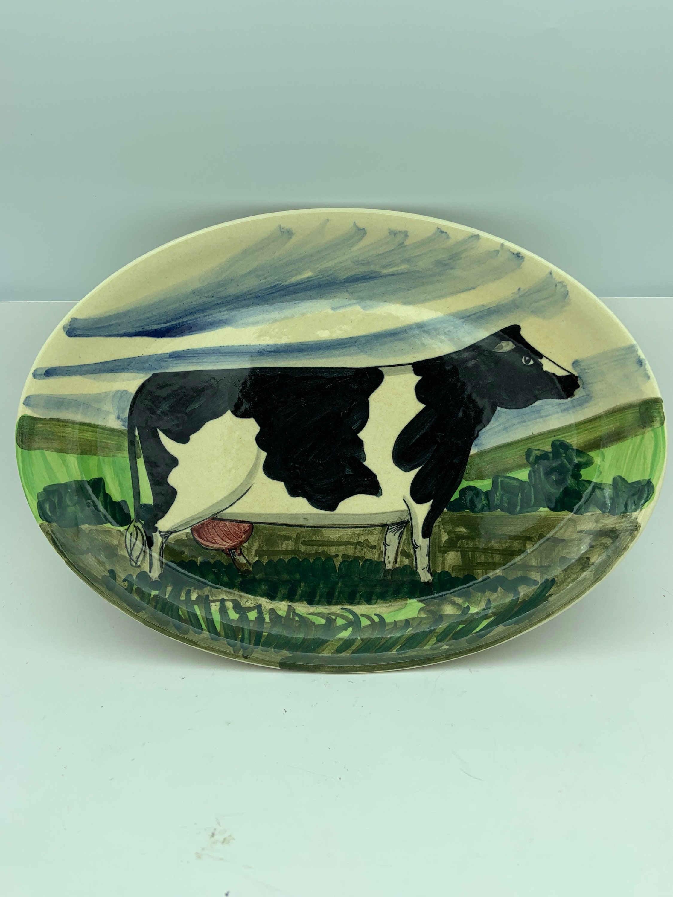 Vintage Iden Pottery Rye Sussex England Handpainted Stoneware Etsy