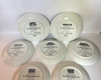 7 Vintage Danbury Mint Gary Patterson Limited Edition NFL Football