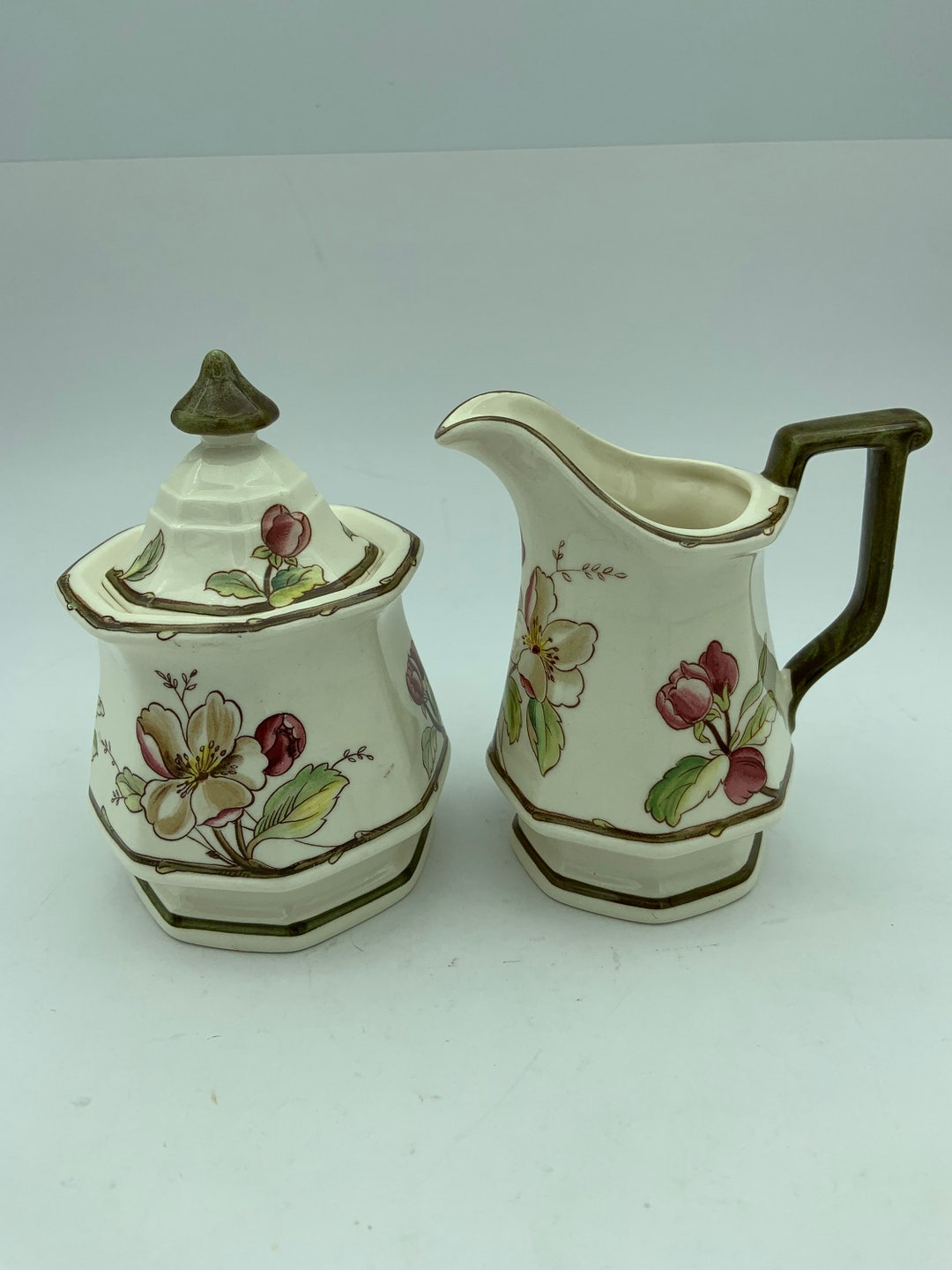 Vintage Villeroy And Boch Seit 1748 Portobello White And Pink Etsy 日本