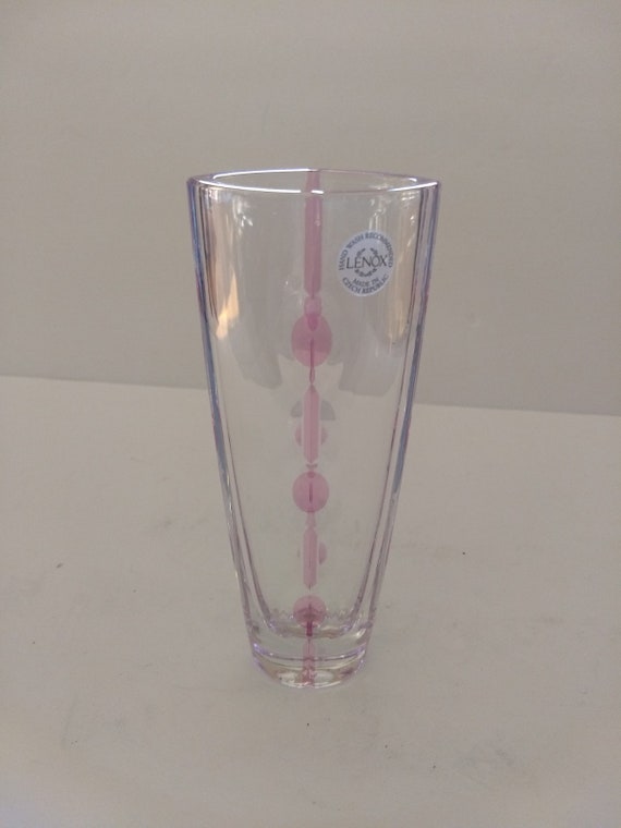 Lenox Gift Of Knowledge 8 Full Lead Crystal Bud Vase Etsy