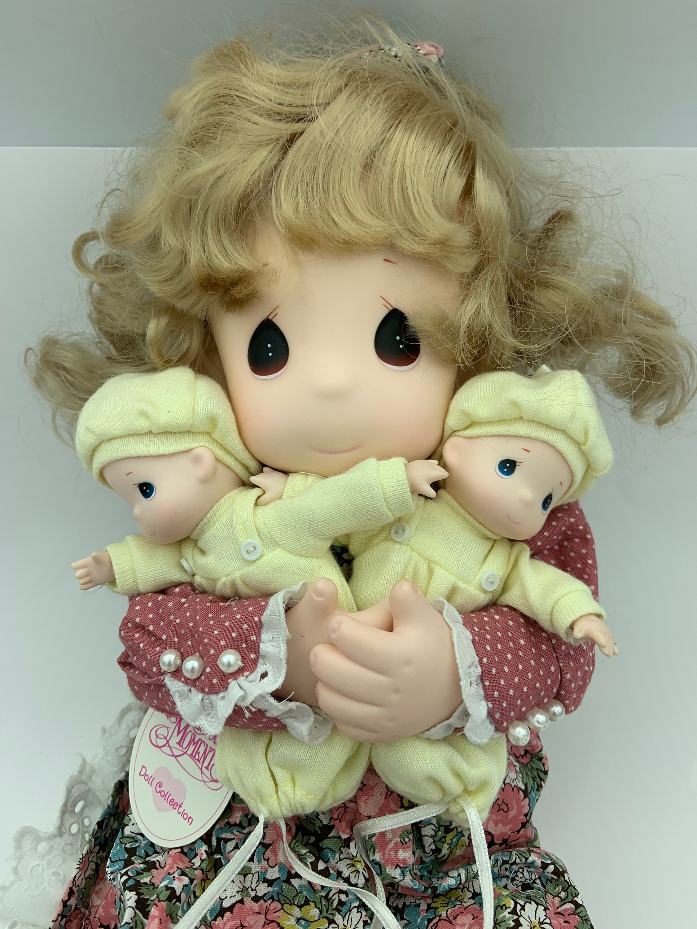 Vintage 1995 Precious Moments Doll Collection Mommy I Love You Series 5th Edition susan With Twins Item 1101 Collectible Doll With Tags Etsy UK