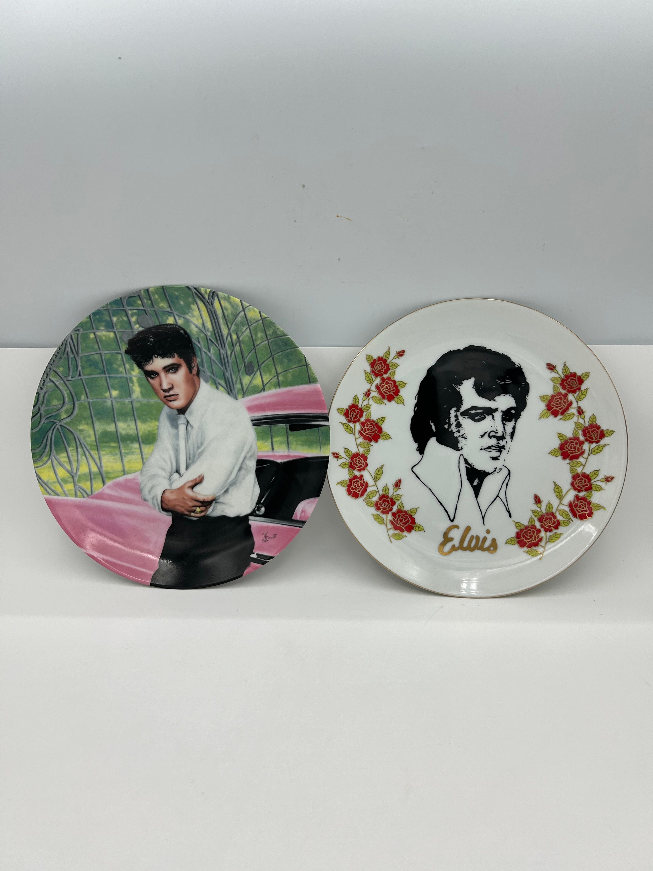vintage 50s Elvis エルヴィス バッジ ビンテージ ロカビリー Vintage 2-piece Elvis Presley 8