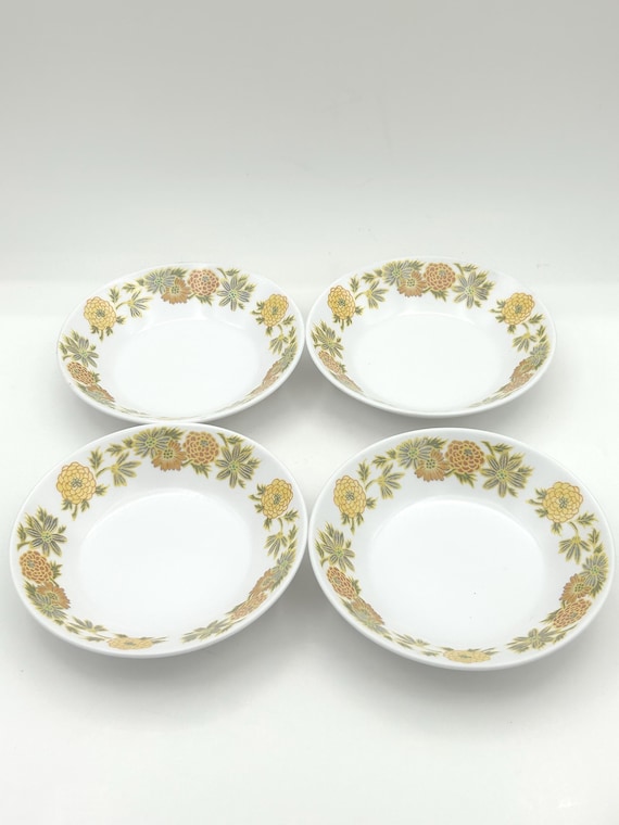Vintage 6-piece Noritake Progression China Sunny Side Pattern