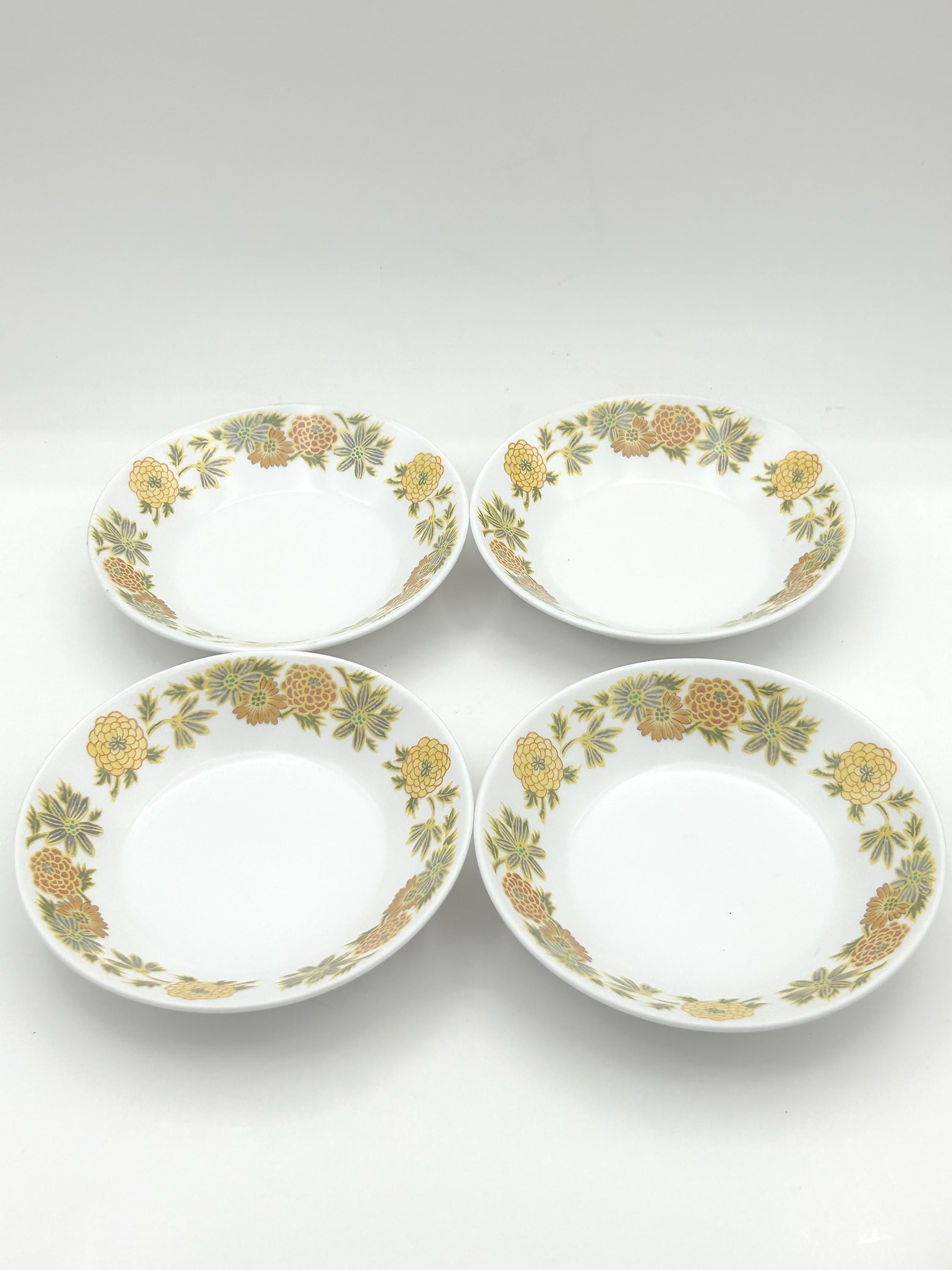 Vintage 6-piece Noritake Progression China Sunny Side Pattern