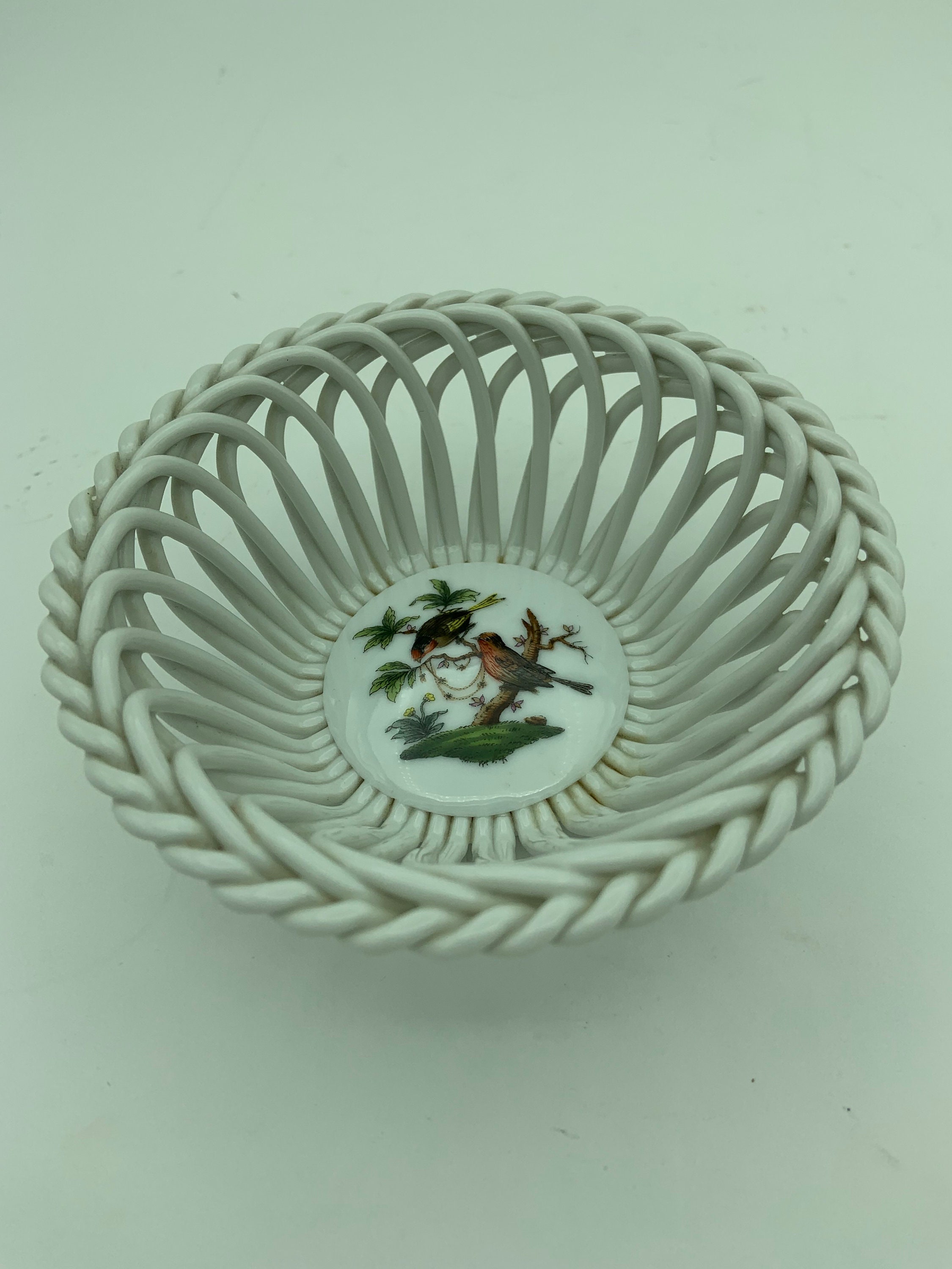 食器 HERENDHVNGARY HANDPAINTED Herend Handpainted Porcelain Tray