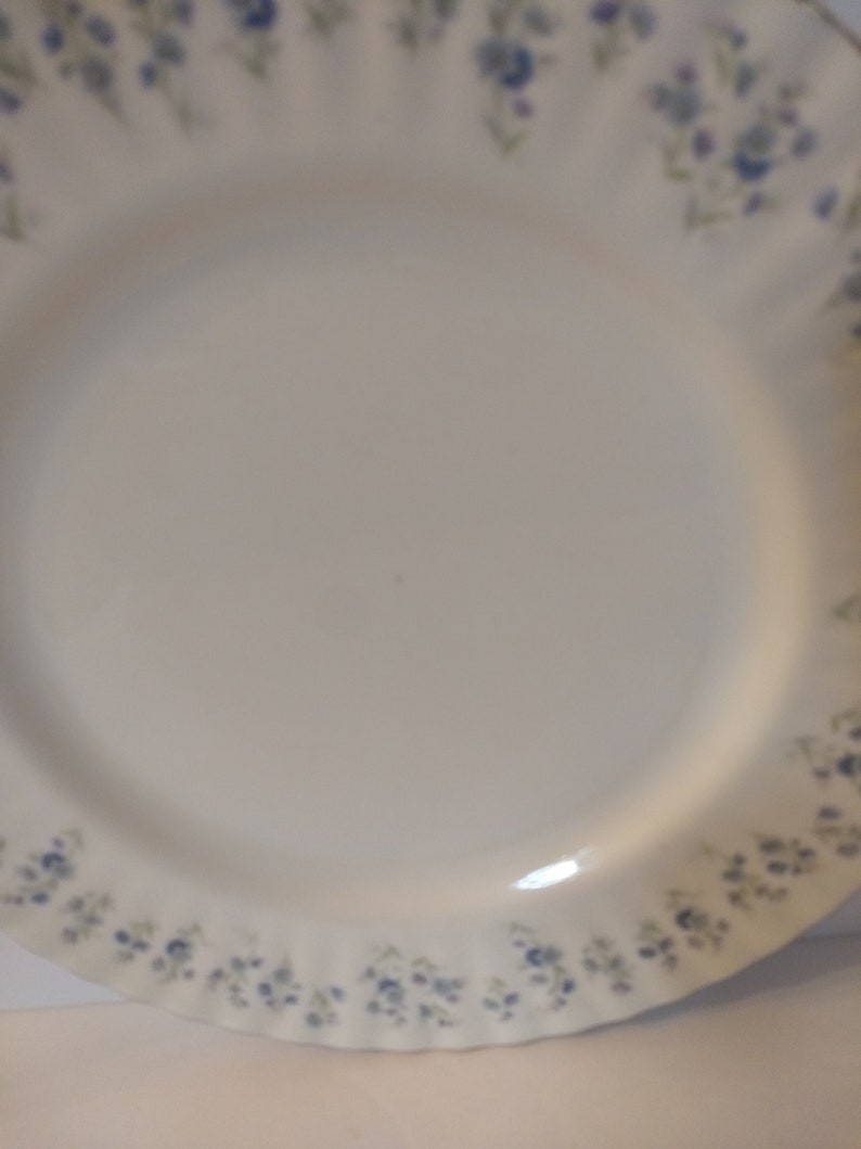 Set Of Six Vintage Made In England Royal Albert Bone China Memory Lane Dinner Plates