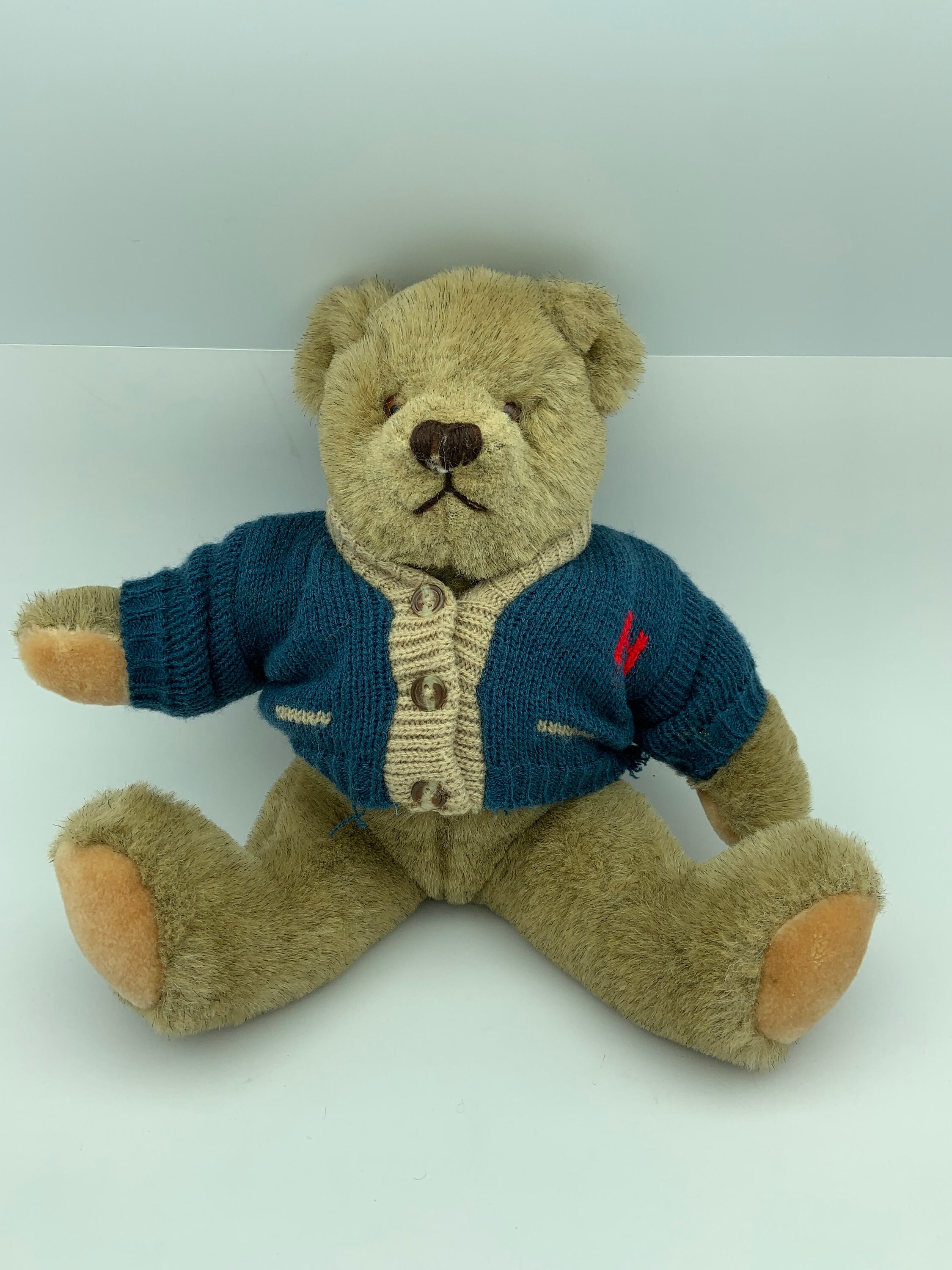 Teddy Bear Wearing Sweater Soft Stuffed Plush Toy 