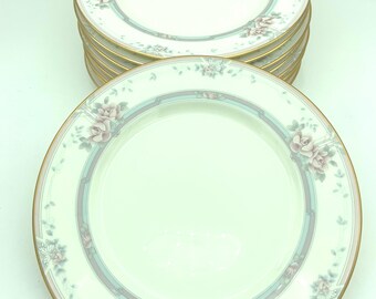 Set of Nine Vintage Noritake Bone China Magnificence Pattern #9736