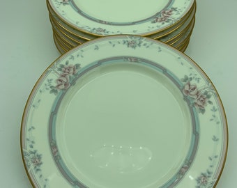 アンティークピンクコンポート Antique Blush Pink Floral Passiflora/passion Flower
