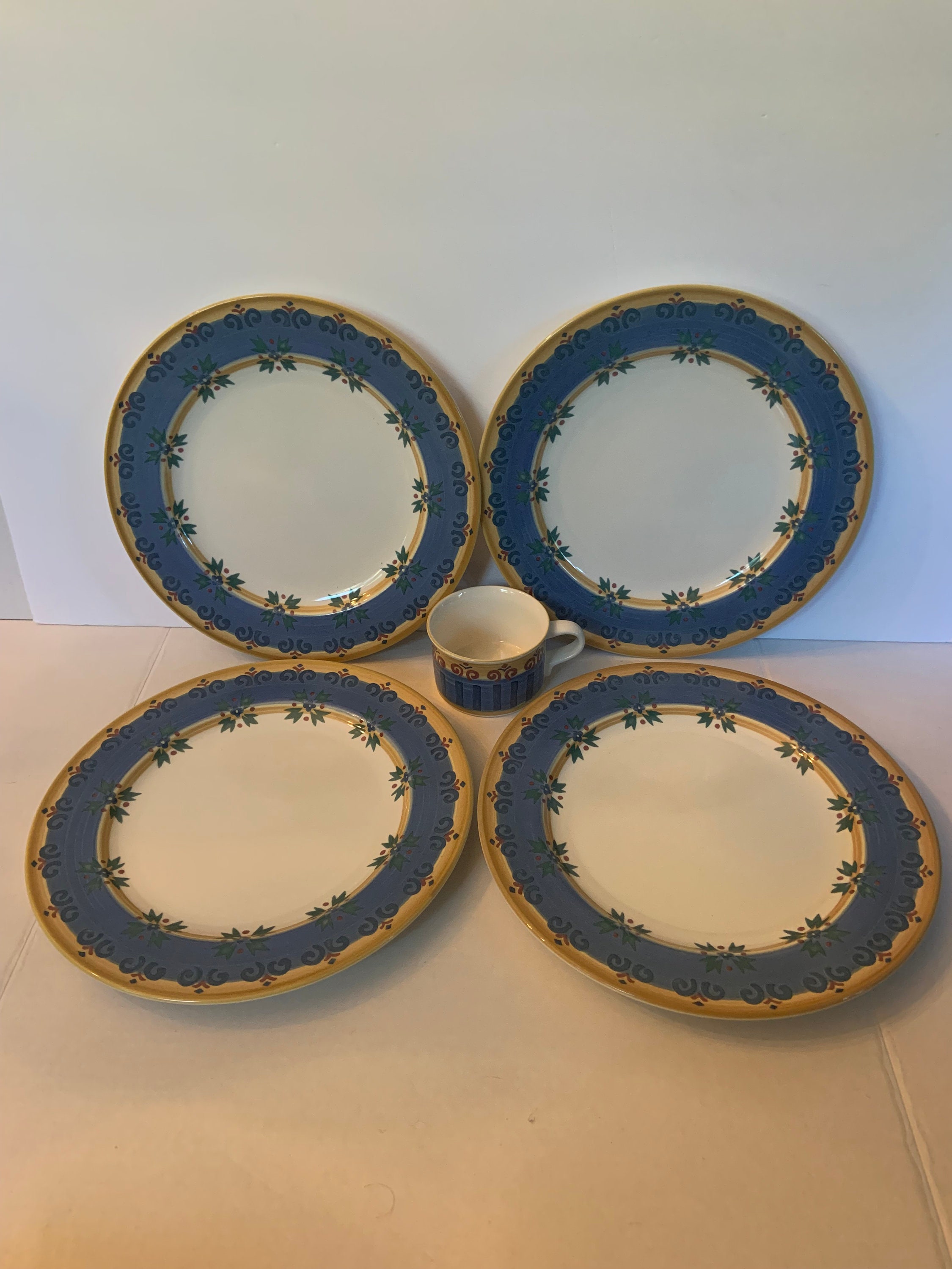 MIKASA 金箔　LaurieGatesデザイン　31cm Mikasa Laurie Gates - Etsy