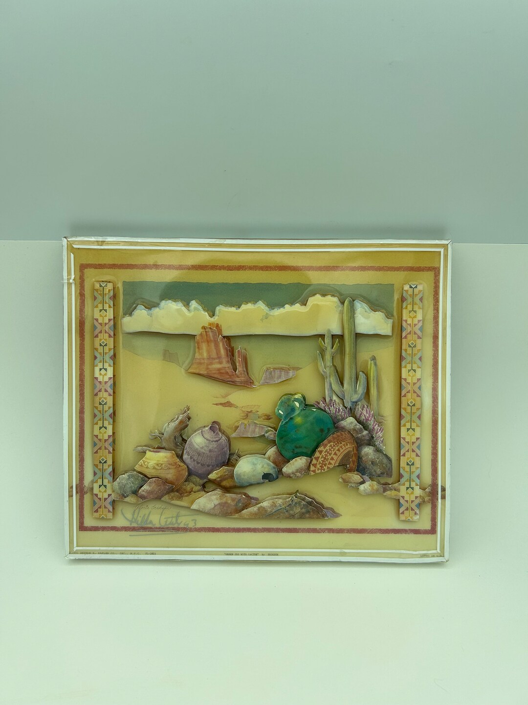Vintage 1993 Arthur A. Kaplan Co. Artist Signed 3dimensional Etsy