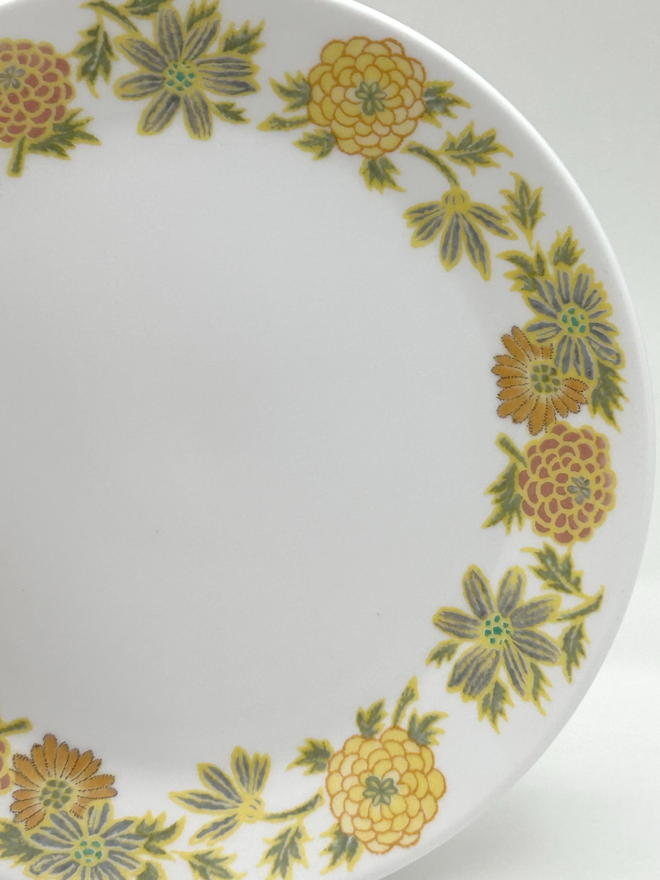 Vintage 6-piece Noritake Progression China Sunny Side Pattern