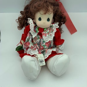 Vintage Precious Moments Company Doll Collection Rosemary 1996 Sweetheart Doll Item #1090 Seventeen Inch Collectible Doll With Tags