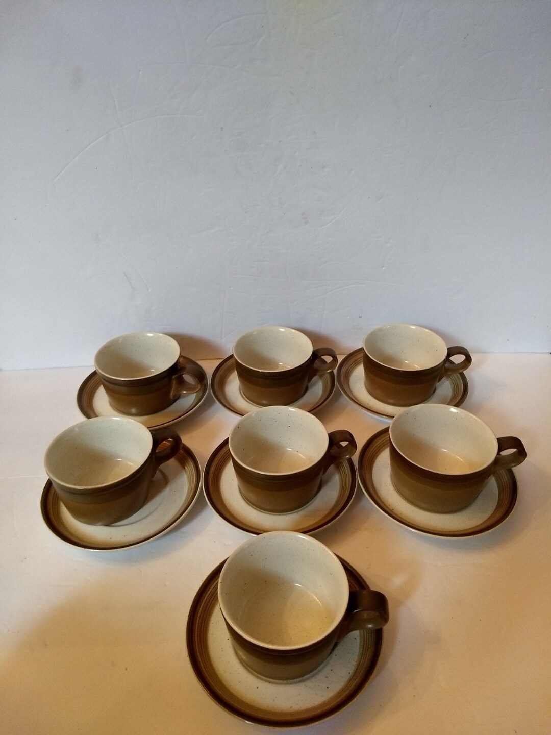 Vintage 14piece Set Mikasa Potters Art Ben Seibel Design Buckskin
