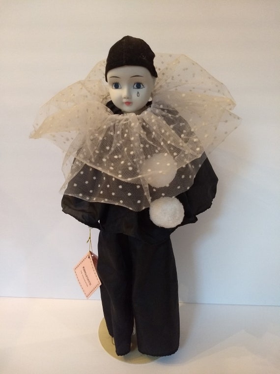 porcelain jester clown dolls